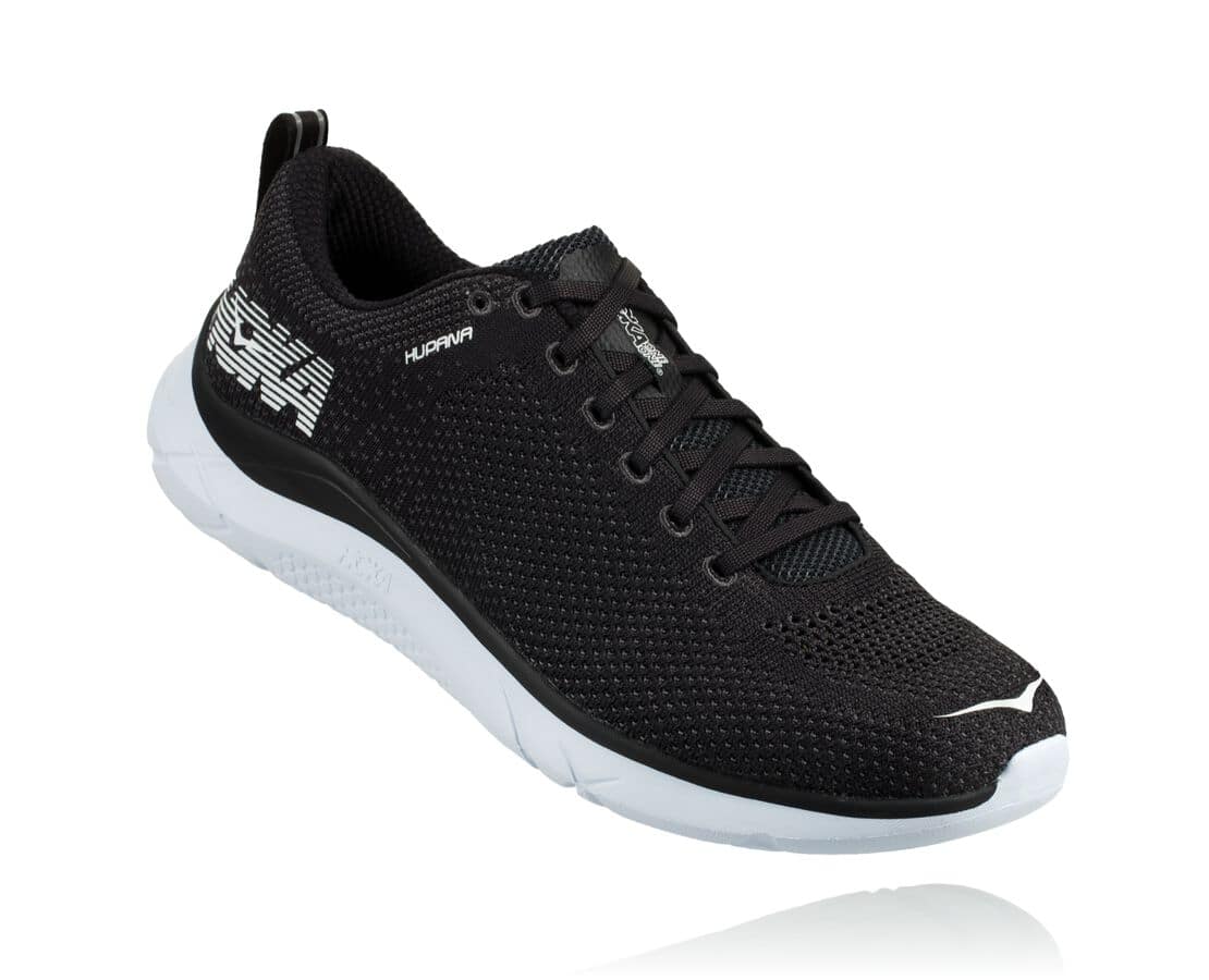 Hoka One One Hupana 2 Philippines - Womens Road Running Shoes - Black / White | EQ0865219